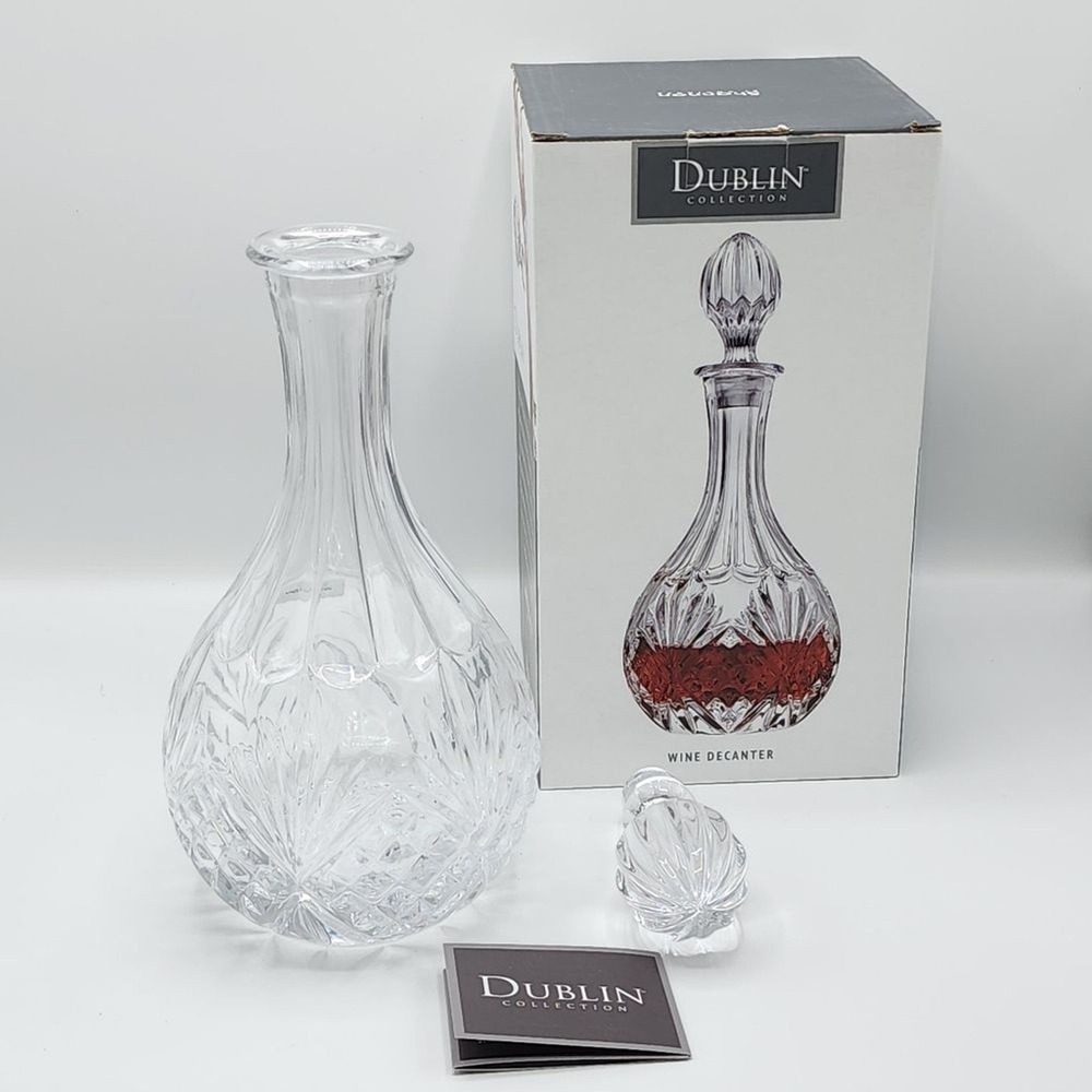 Godinger Liquor Decanter For Wine & Whiskey Dublin Collection 28oz - 850 ml NEW